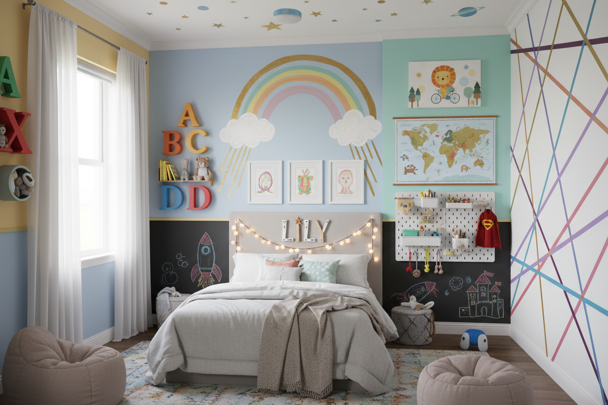 10 Creative Wall Décor Ideas for Kids' Rooms