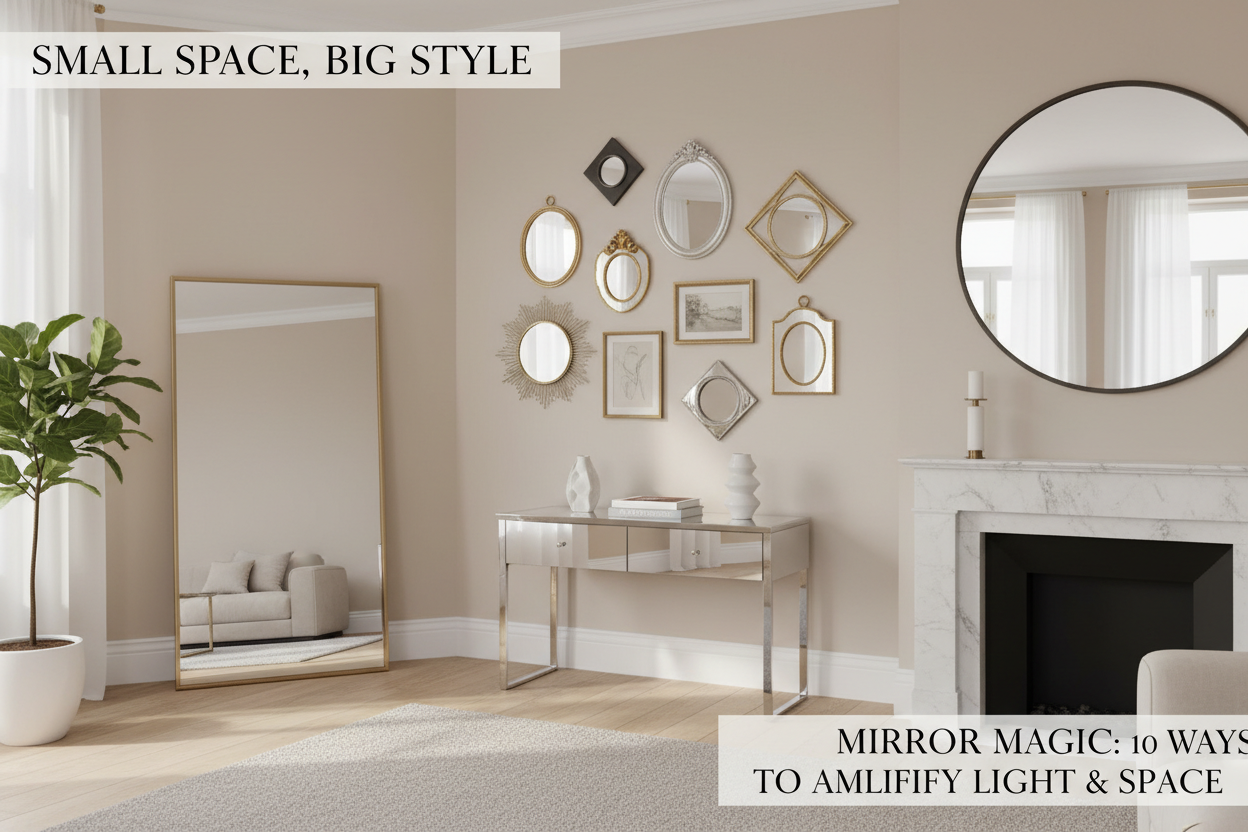 10 Ways to Use Mirrors in Small Spaces