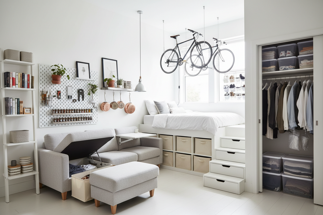 15 Clever Storage Solutions for Small Spaces