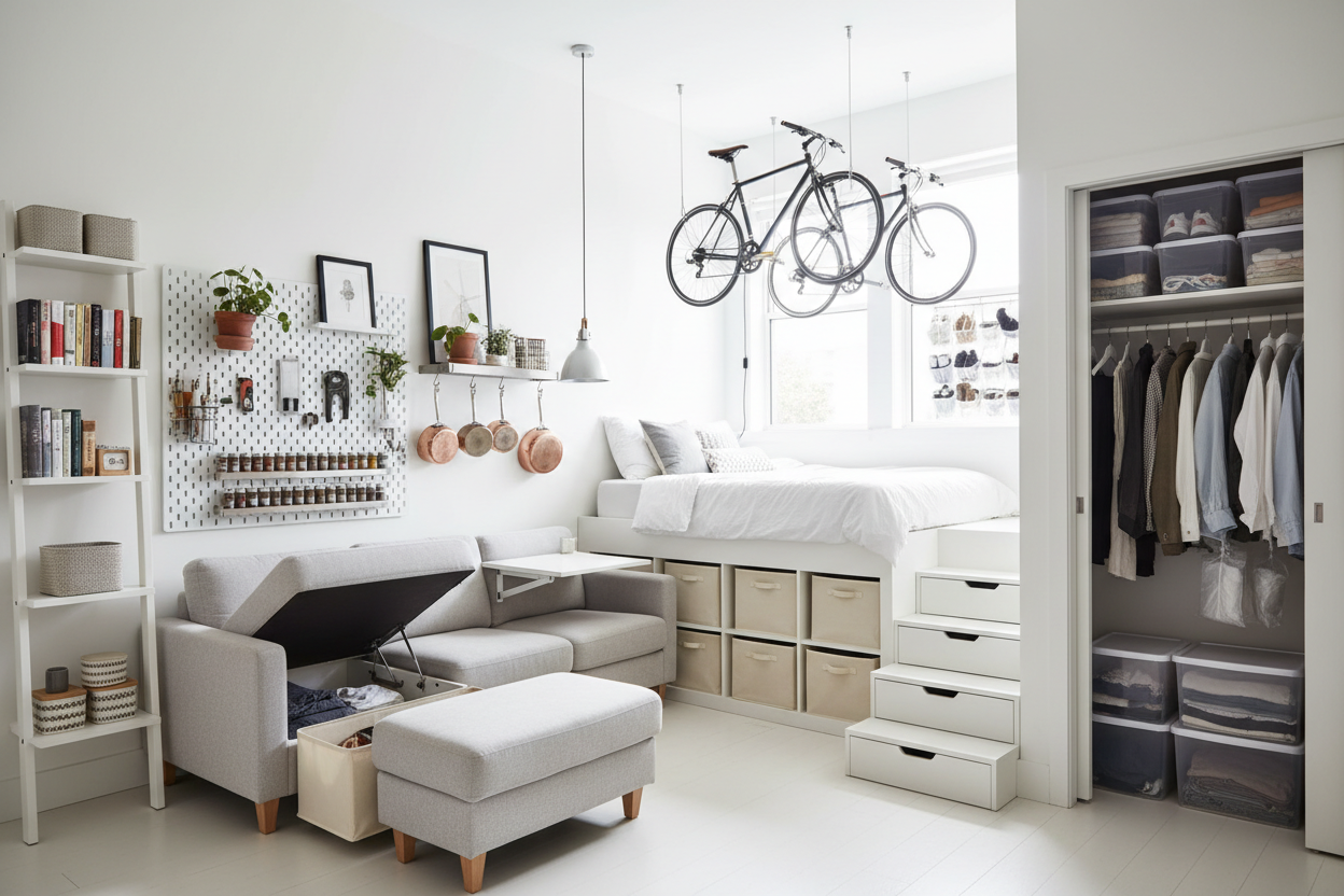 15 Clever Storage Solutions for Small Spaces