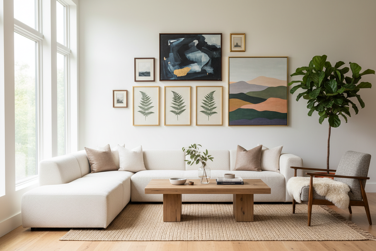 How to Choose the Perfect Wall Art for Your Living Room