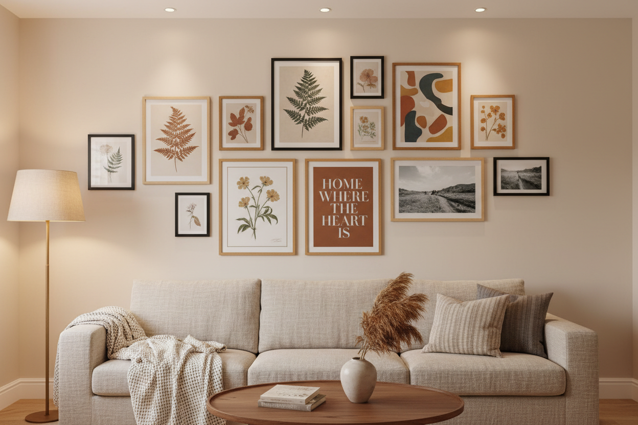 How to Create a Gallery Wall With Posters and Prints
