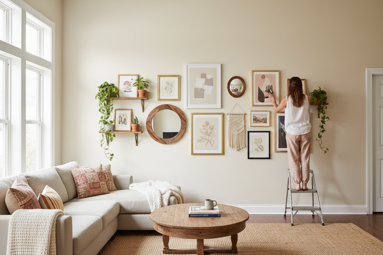 How to Decorate Large Empty Walls Without Overspending