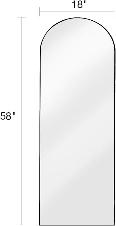 DMWOODFL 58"x18" Arched Full Length Mirror - Image 2