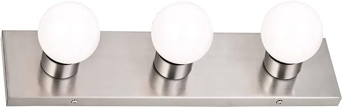 Design House 519280 Contemporary 3-Light Indoor Vanity Light Dimmable by DesignHouse