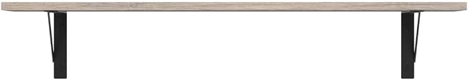 DINZI LVJ Long Wall Shelves, 31.5 Inch Wall Mounted Shelves Set of 2, - Image 5