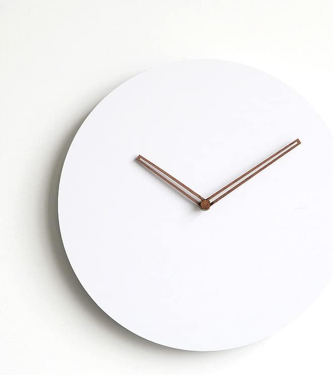 Wooden Modern Wall Clock, Minimalistic and Stylish, Walnut Hands, Silent Quartz by MODIRNATION