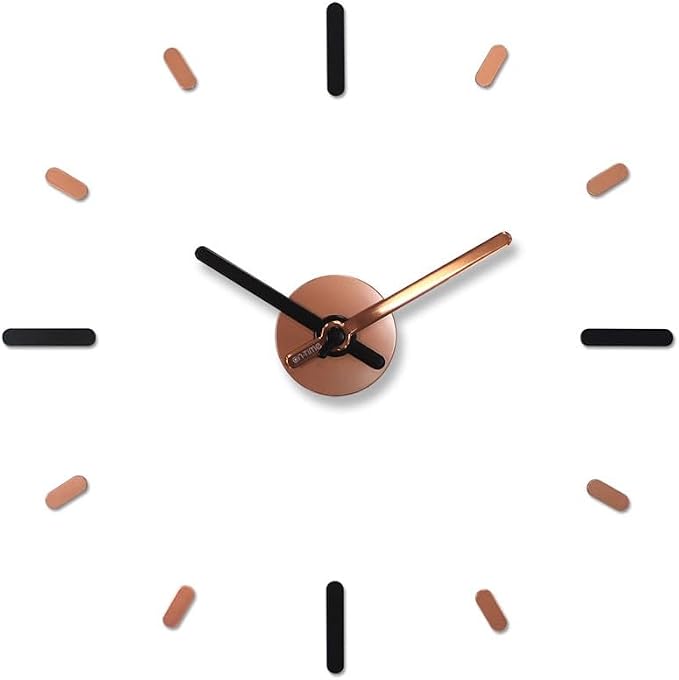 Presentime & Co Large Frameless DIY Wall Clock by Presentime