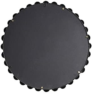 Madison Park Round Mirror, Metal Frame Circle Mirror 27 inch, Wall Art Decor - Image 8