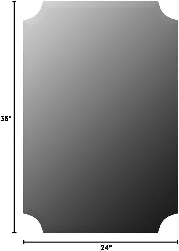 Better Bevel Frameless Rectangle Mirror - Image 6