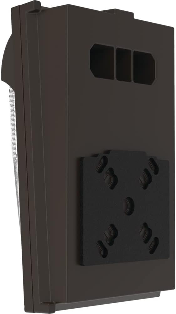 Lithonia Lighting 7.5" Mini LED Wall Pack Outdoor Light Fixture, Building Wall - Image 8