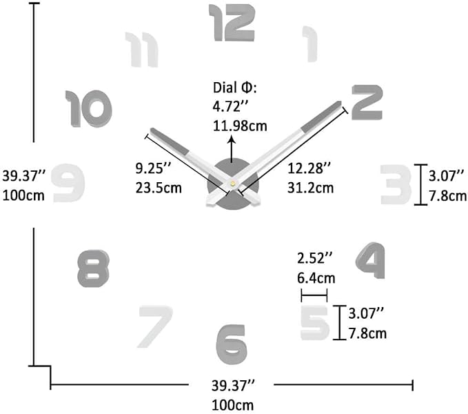 VANGOLD Design XL Size Wall Clock - Image 3