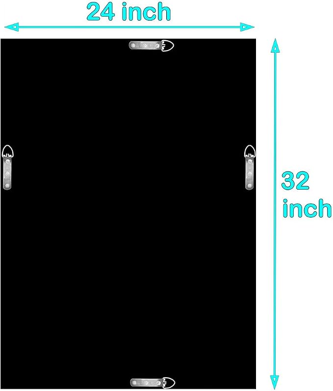 QMDECOR Crystal Crush Diamond Rectangle Silver Mirror - Image 7