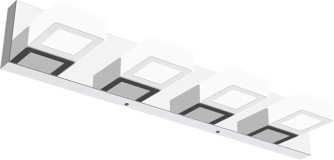 Ralbay LED Modern Vanity Light Bathroom Vanity Lights Over Mirror Acrylic by RalbayLighting