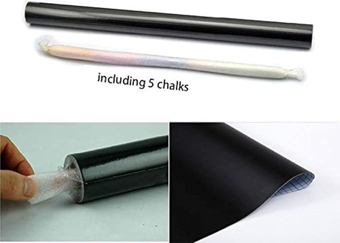 Chalkboard Contact Paper Wall Sticker 3 ft. x 6.6 ft. DIY Adhesive Blackboard - Image 6