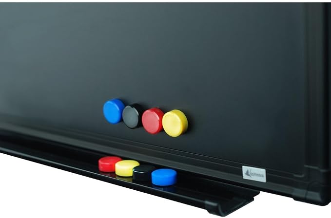 Lockways Magnetic Chalkboard 48 x 36 Inches, Aluminum Frame Large Blackboard - Image 7