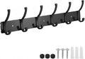 Dntorx Coat Rack Wall Mount, 1 Pack Coat Hooks Hanger Wall Double Hook Rack by Dntorx