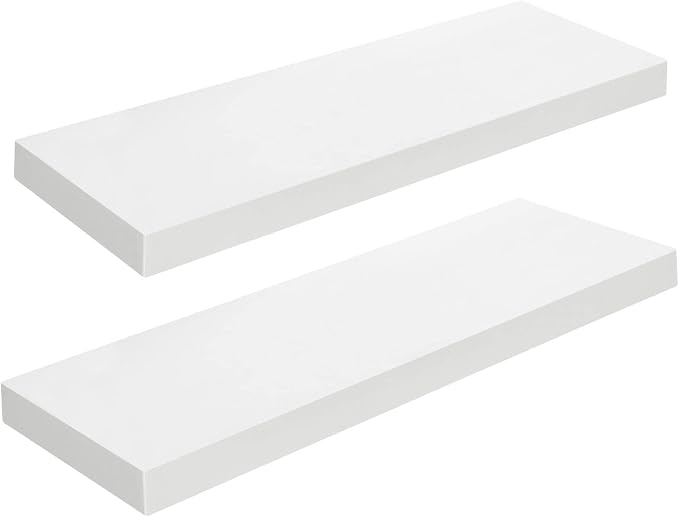 HOOBRO Floating Shelves for Wall, Wall Mounted Shelf Set of 2, 23.6" Hanging by HOOBRO