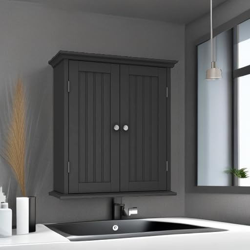 ChooChoo Bathroom Wall Cabinet, Over The Toilet Space Saver Storage Cabinet - Image 5