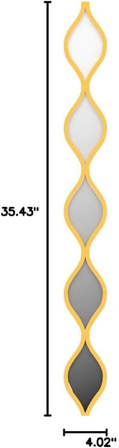 Yulejo 6 Pcs Acrylic Teardrop Mirror Decor - Image 8