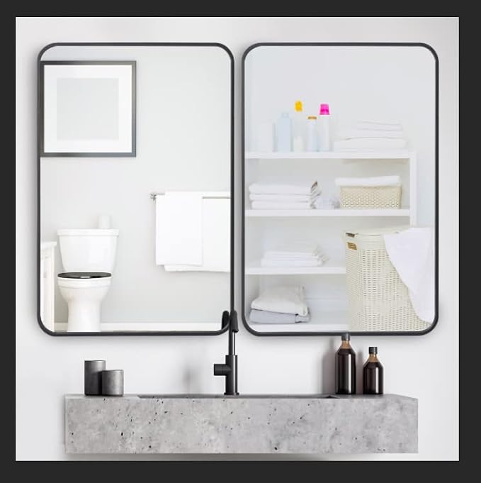 ZenStyle 2 Packs Wall Mount Mirror - Image 6