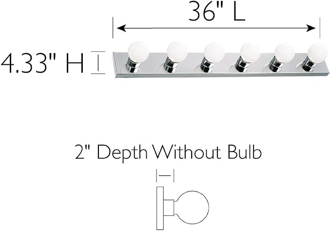 Design House Vanity Lights, 6 Linear Lights, Horizontal or Vertical Use - Image 2