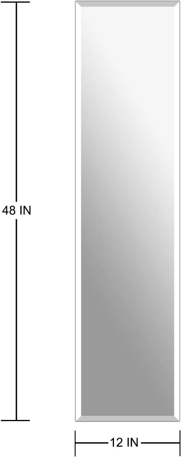 Ruomeng Frameless Full Length Mirror - Image 4