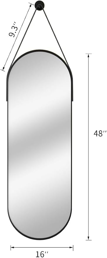 48"x16" Hanging Mirror Full Length - Image 5