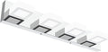 Ralbay Dimmable Bathroom Lights Modern 4 Lights Vanity Lights Fixtures Acrylic by RalbayLighting