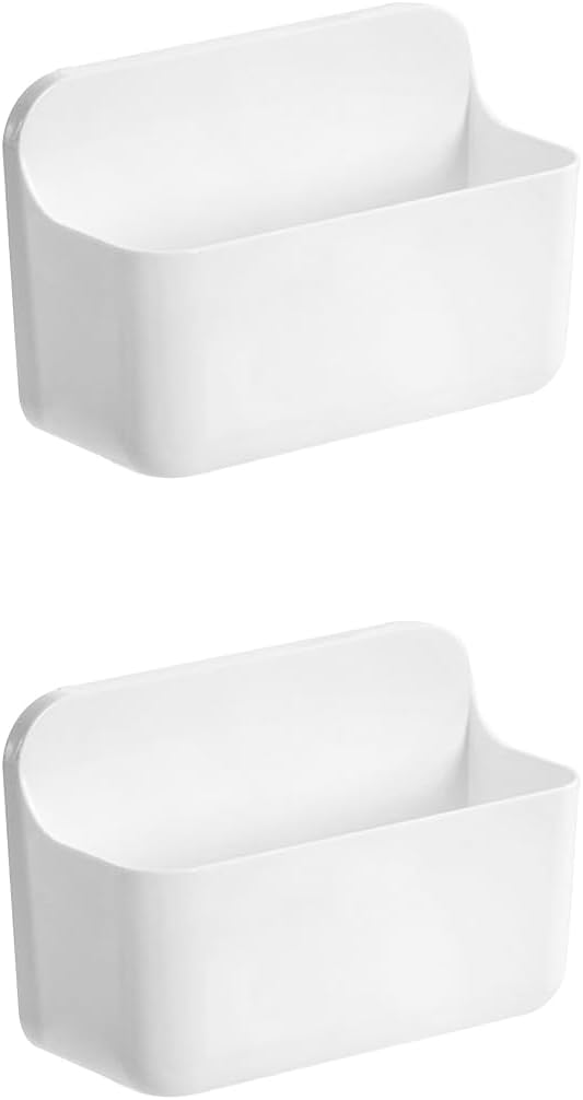 2pc Clear Wall Mount Organizer, Adhesive Cabinet Door Organizer, Self Adhesive - Image 8
