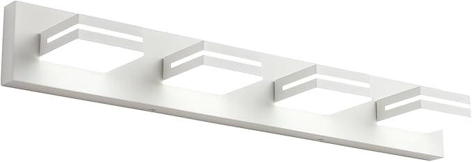 SineRise LED Modern Bathroom Vanity Light Fixtures, Matte White Modern Acrylic by SINERISELIGHTING