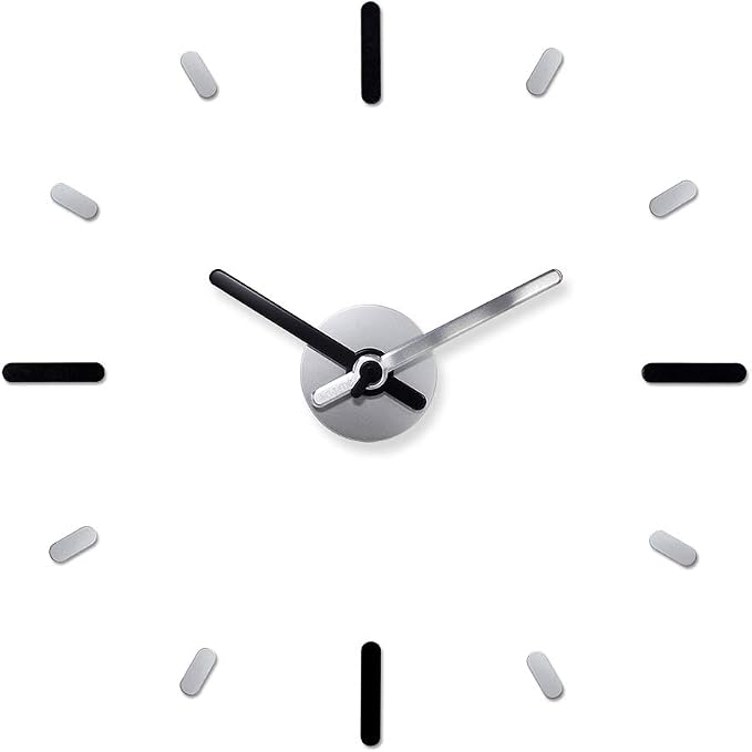 Presentime & Co Large Frameless DIY Wall Clock by Presentime