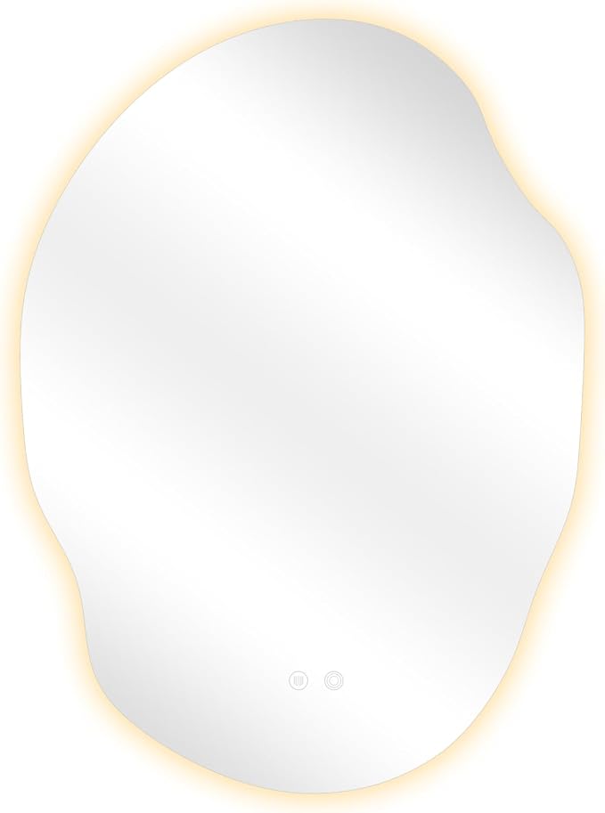 Asymmetrical LED Bathroom Mirror - Image 8