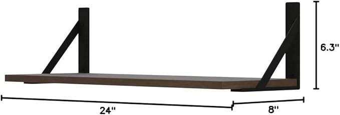 Forbena 24 Inch Long Floating Shelves - Image 2