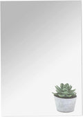 16"x12" Acrylic Mirror Sheet, Flexible Non Glass Body Mirror Tiles Large Self by DARENYI