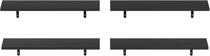 Furinno Rossi Floating Shelves for Wall Set of 4, 23-Inch Wall Shelf, Floating - Image 4