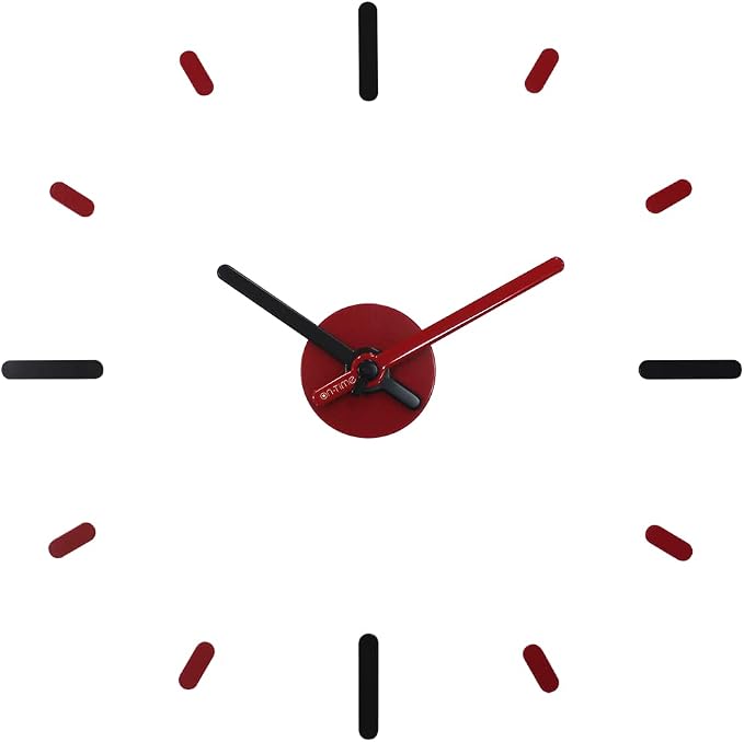 Presentime & Co Large Frameless DIY Wall Clock by Presentime