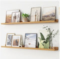 Boswillon 47.2 Inches Long Floating Shelves Wall Mounted, 2 Set Rustic Wall by Boswillon