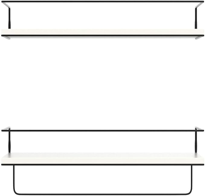 Shario White Floating Shelves - Image 5