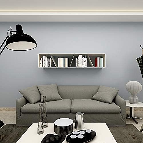 practicalWs Gray Self-Adhesive Wallpaper SelfA-dhesive Film Stick Paper Easy to - Image 5