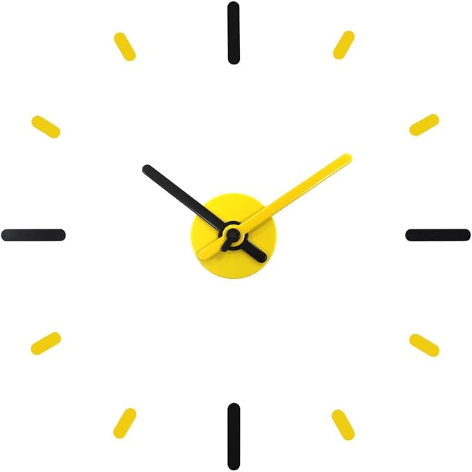 Presentime & Co Large Frameless DIY Wall Clock by Presentime