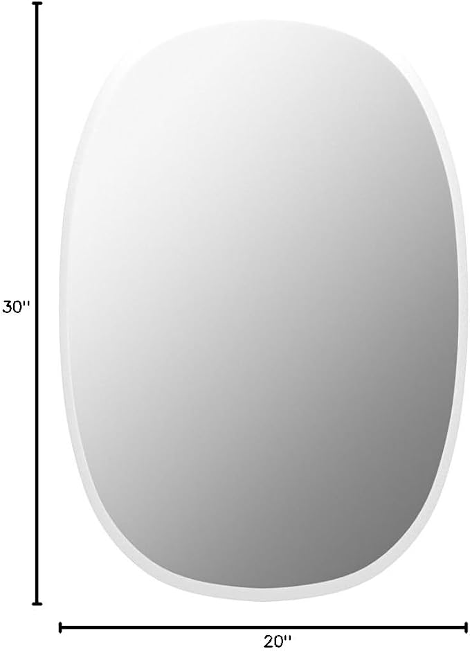 Better Bevel 20" x 30" Frameless Oblong Oval Mirror | 1" Beveled Edge | - Image 8