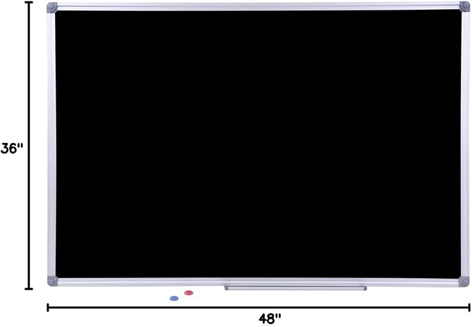 2 Pack Durable 48x36 Inch Large Magnetic Black Chalkboard – Wall-Mounted - Image 8