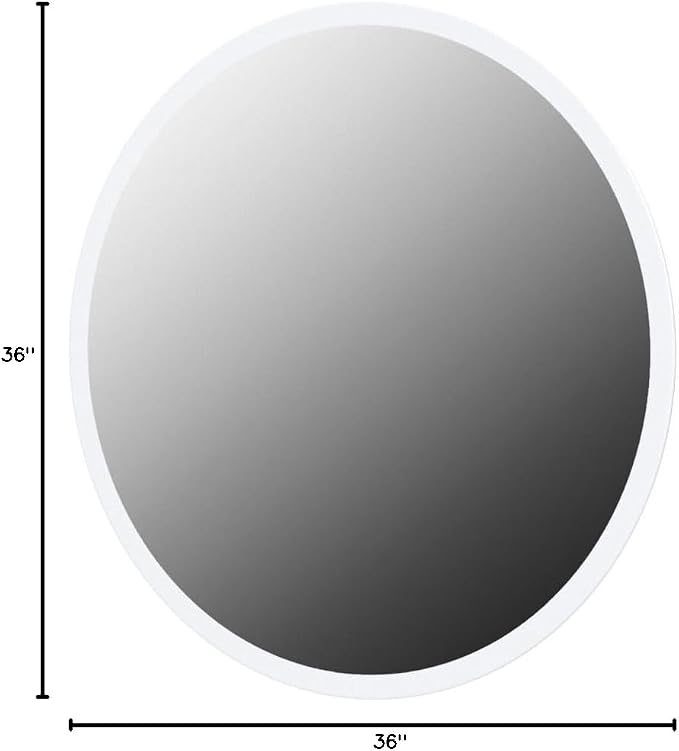 Better Bevel Frameless Round Mirror - Image 10