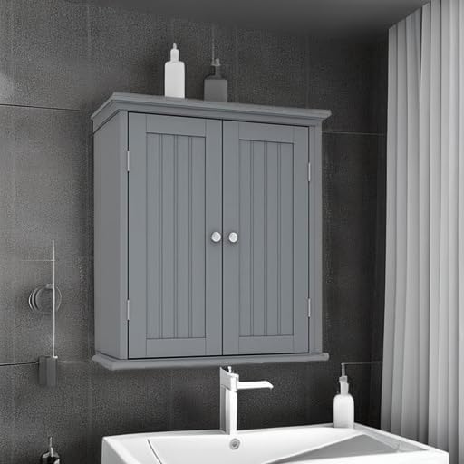 ChooChoo Bathroom Wall Cabinet, Over The Toilet Space Saver Storage Cabinet - Image 6