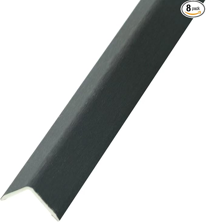 OUZUGIE 8-Pack 57 Inches, WPC Slat Wall Panel Trim, Corner Guard by OUZUGIE