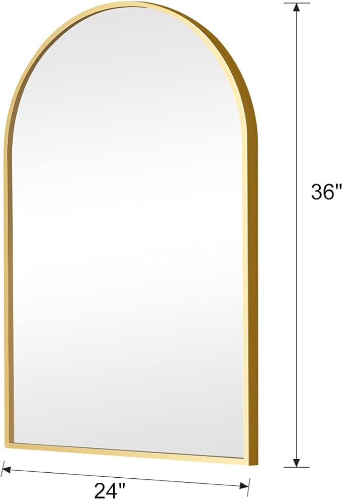 Arched Wall Mirror, Living Room, Hang Vertical or Horizontal - Image 3