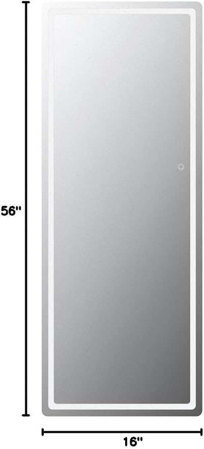 Hasipu Full Length Mirror with Lights, Full Body Dressing Standing, Hanging - Image 9