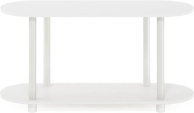 Furinno Turn-N-Tube Display Shelf, 4-Tier Oval Book Shelf, Storage Shelves - Image 6