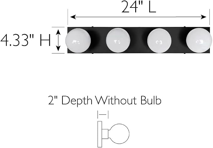 Design House Vanity Lights, 4 Linear Lights, Horizontal or Vertical Use - Image 5